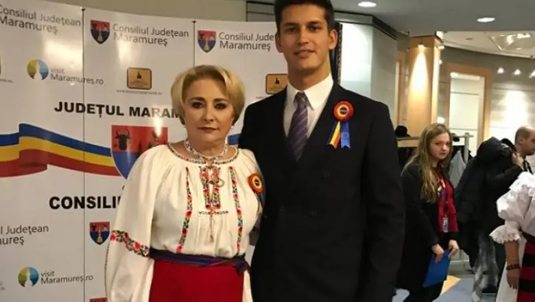 Mihnea Năstase, alături de Viorica Dăncilă.