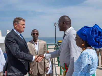 Iohannis, în Insula Goree din Senegal: „Trebuie să luptăm pentru drepturile omului” - Foto: presidency.ro