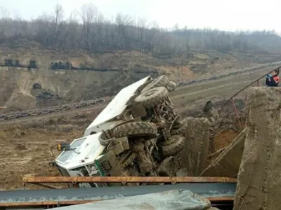 Camionul a rămas fără frâne- Foto: Gorjeanul