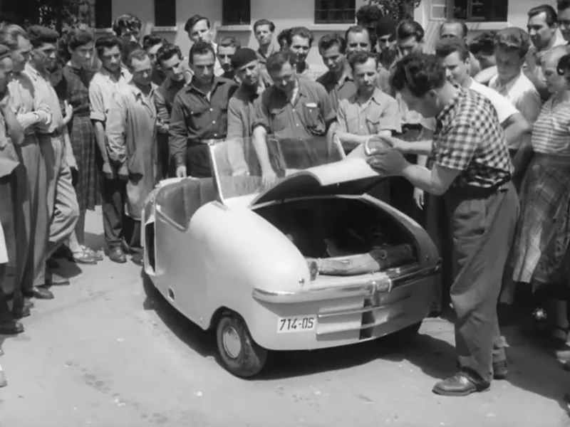 Prototipul de microcar dezvoltat de Radu Manicatide. - Foto: Facebook/TopGear România