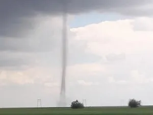 Tornadă în Bărăgan/FOTO: Facebook