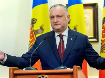 Partidul Socialiştilor din Republica Moldova (PSRM), condus de fostul preşedinte prorus Igor Dodon, cere demisia Maiei Sandu. / Foto: tv8.md