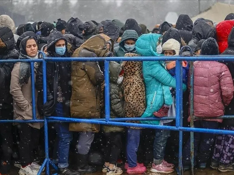 Guvernul irakian își mută migranții de la granița cu Belarus/foto: eunews