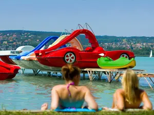 Plajă la Lacul Balaton. / Foto: Profimedia