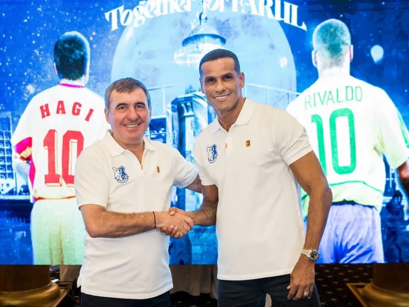 Rivaldo, noul acţionar de la Farul: Hagi poate reuși - Foto: farulconstanta.com