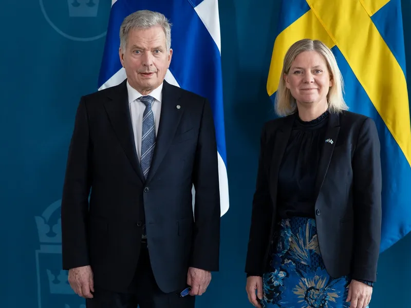 Finlanda și Suedia își depun astăzi candidaturile la NATO/FOTO: profimediaimages.ro