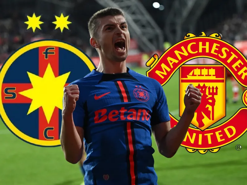 Ce șanse are FCSB să învingă Manchester United în Europa League? Cine transmite meciul și la ce oră? - Foto: Facebook/FCSB - Man. United