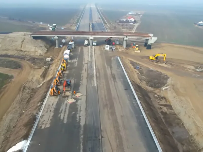 „Minune”, pentru șoferi! Bucureștiul, ocolit prin Sud pe autostradă. De când? - Foto: captură video