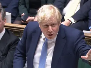 Boris Johnson merge la Kiev: „Marea Britanie va continua să apere suveranitatea Ucrainei"/FOTO: Skynews