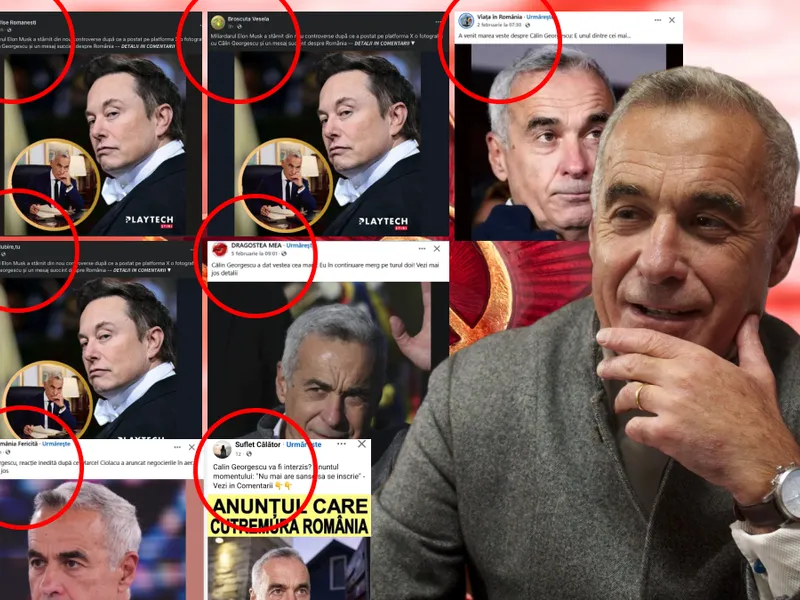 Campanie plătită pro Georgescu pe FB la fel ca pe TikTok. Pagini cu milioane de urmăritori îl susțin - Foto: Colaj Newsweek