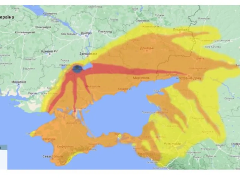 Un accident nuclear acum ar împrăștia radiații deasupra Rusiei/foto: pravda.com.ua