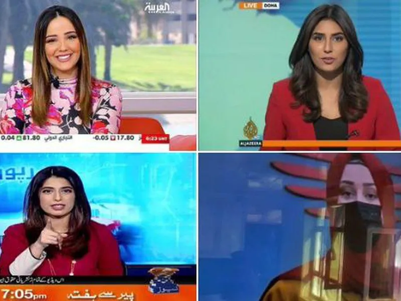 Gest curajos al prezentatoarelor TV din Afganistan: Au intrat în direct fără să-și acopere fața,