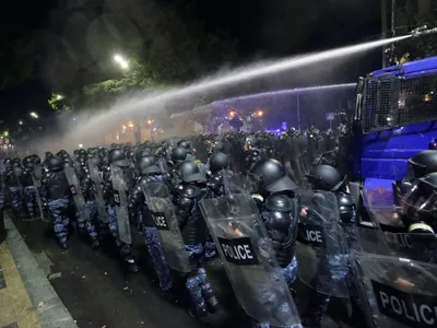 63 de arestări în Georgia, după protestele împotriva guvernului. Poliția a folosit gaze lacrimogene - Foto: Profimediaimages.ro