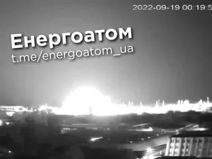 Rusia a atacat centrala nucleară de la Zaporojie. Unda de șoc a avariat clădirile centralei - FOTO: Twitter/Energoatom