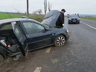 Accident în Galați Foto: Jandarmeria Română