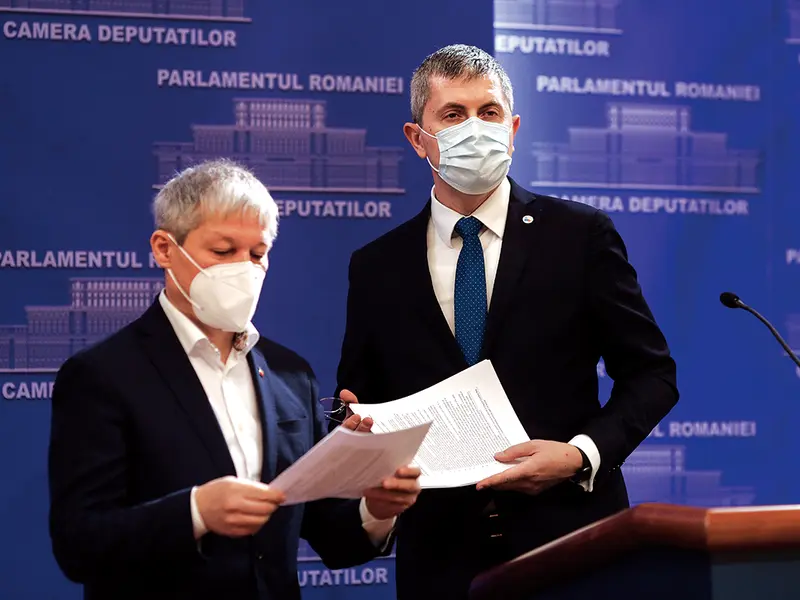 Dacian Cioloș și Dan Barna - Foto: INQUAM PHOTOS/ George Călin