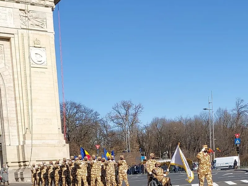 Și militarii veterani au defilat pe 1 Decembrie. Foto Newsweek România