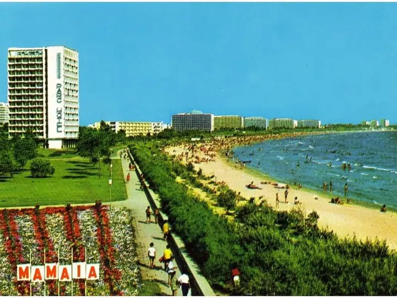 Liziera din anii 1980, din  Mamaia