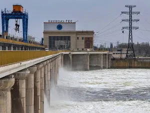 Ucraina acuză Rusia că ar fi minat barajul centralei Kakhovka și plănuiesc o catastrofă istorică - FOTO: Twitter/NOELreports