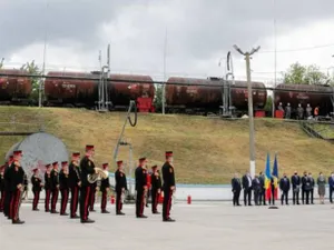 În R.Moldova a ajuns prima tranșă de motorină, donată de România, pentru agricultorii afectați de secetă, 17 mai, 2020. Foto Presedinte.md