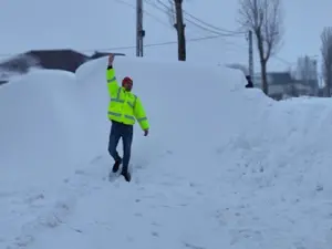 Zăpadă la Iași - Foto: ziareuldeiasi.ro