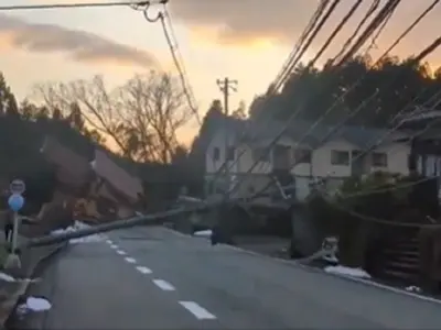 Cutremur în Japonia Foto: captură video X