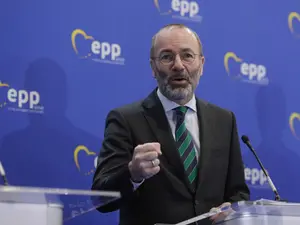 Manfred Weber, preşedintele PPE: Nicoale Ciucă, un lider care conduce puternic PNL - Foto: INQUAM PHOTOS / George Călin