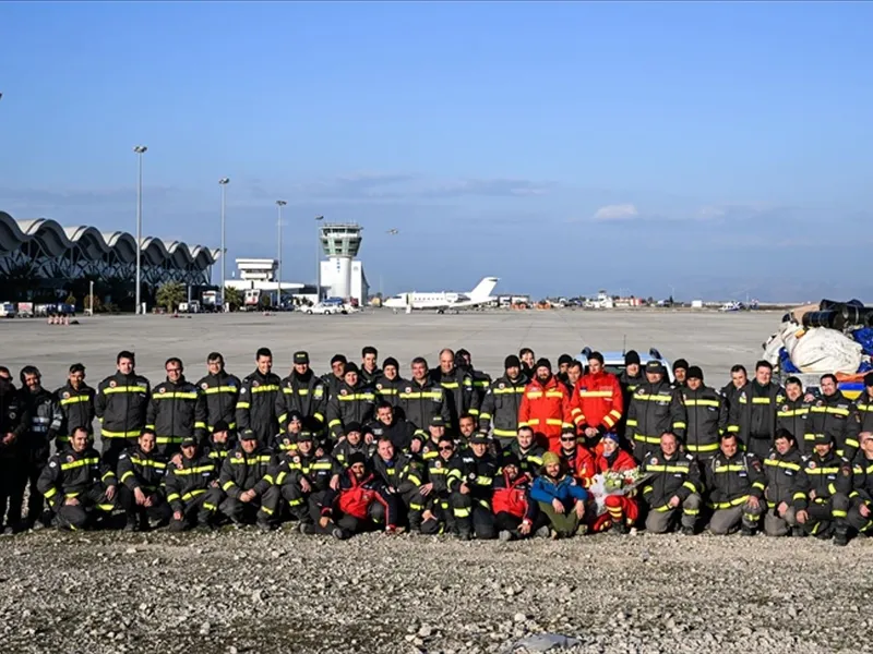 Echipa de căutare salvare RO-USAR/Foto: Anadolu