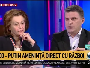 Cristina Tarcea, în studioul Antena 3