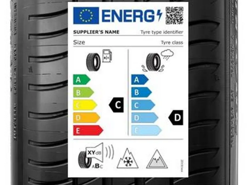 Cum se citește și se interpretează corect eticheta anvelopelor. - Foto: Facebook/Safe market by RAR