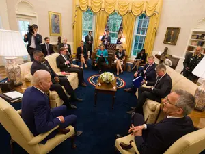 Jens Stoltenber și Joe Biden, discuții la Casa Albă. Foto: NATO.int