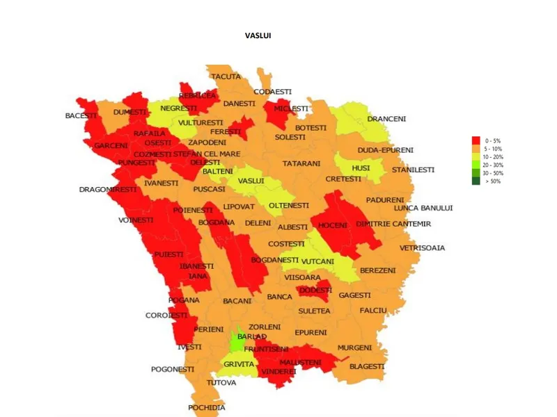 Vaslui. Sursa: CNCAV