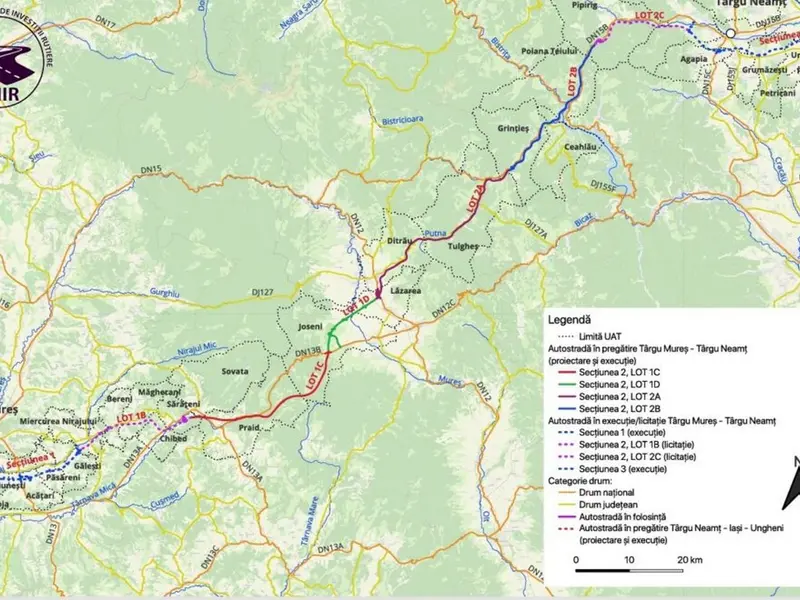 Autostrada Unirii e gata. Pe hârtie! Se fac licitațiile pentru ultimii 116 km. Includ 38 de tuneluri - Foto: CNIR