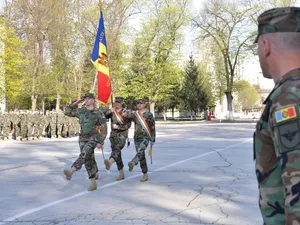 Soldați moldoveni la paradă/Foto: Ministerul Apărării al Republicii Moldova