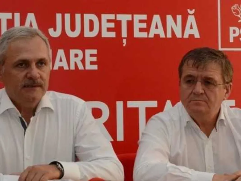 Alt pesedist condamnat la închisoare. În imagine, Liviu Dragnea și Mircea Govor. Foto: gazetanord-vest.ro