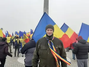 Francisc Tobă la o manifestație AUR din decembrie 2020- Foto: Arhivă personală