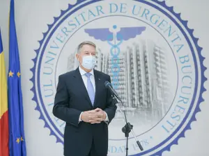 Vizita președintelui la Spitalul Universitar de Urgență din București/FOTO: Presidency