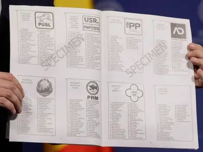 20.000 de buletine de vot, tipărite în plus - Foto: INQUAM Photos/Octav Ganea