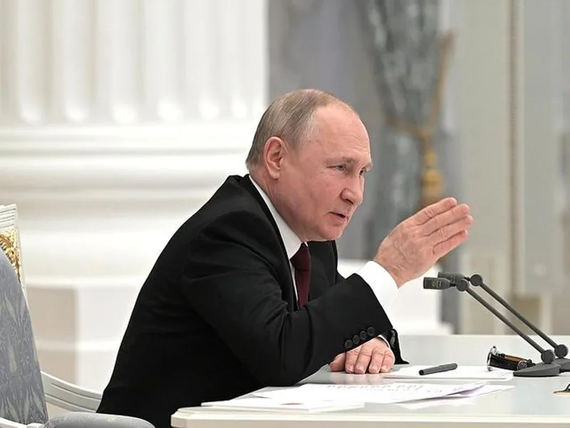 Putin le cere ucrainienilor să dea o lovitură de stat/FOTO: kremlin.ru