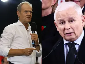 Tusk sau Kaczynski? Cine va conduce Polonia - Foto: Profimedia Images