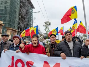 Un „protestatar” din Moldova recunoaște că face propagandă rusofilă în stradă pentru 100 de lei - FOTO: Profimedia