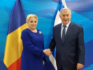 Dăncilă este acuzată de ambasadorul Palestinei că face jocurile lui Netanyahu. Foto guv.ro