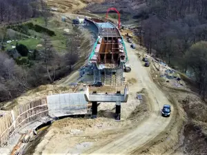 Lucrări pe Centura Zalău - Foto: Facebook/Asociația Pro Infrastructură