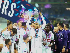 Echipa FC Toulouse a cucerit Cupa Franţei la fotbal. - Foto: Profimedia Images