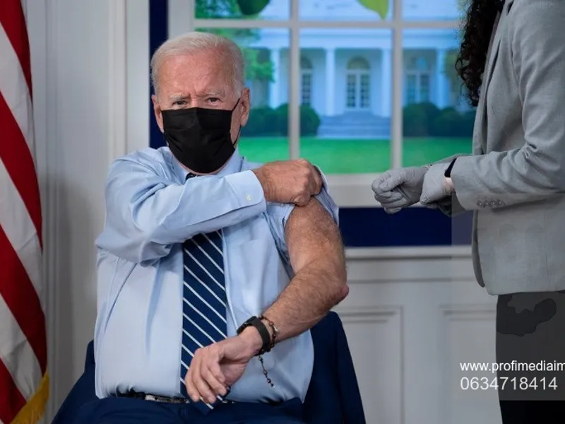 Joe Biden se va vaccina cu noul ser antiCovid adaptat noilor variante. Ce le cere americanilor? - FOTO: Profimedia