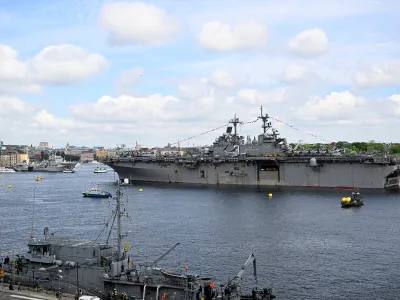 40 de nave de război au ajuns la Stockholm pentru exercițiul NATO în Marea Baltică