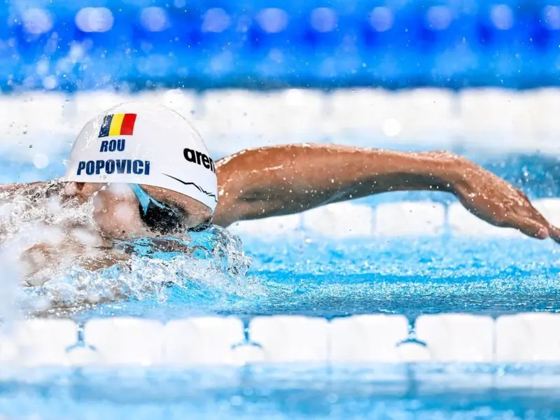 Olimpiada 2024. David Popovici e marele favorit, la 200 m liber. De la ce oră şi cine transmite - Foto: Profimedia Images