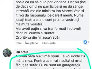 Captură Facebook Marcel Vela