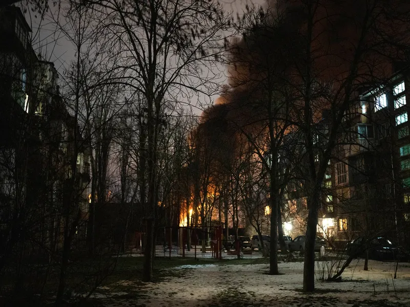 Kiev, în beznă - Foto: Profimedia