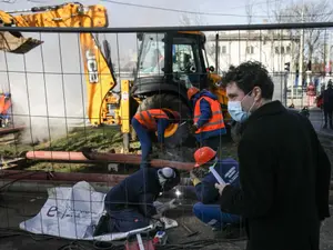 Primăria Capitalei a început lucrările de modernizare a rețelei de termoficare/FOTO: Inquam Photos/Octav Ganea